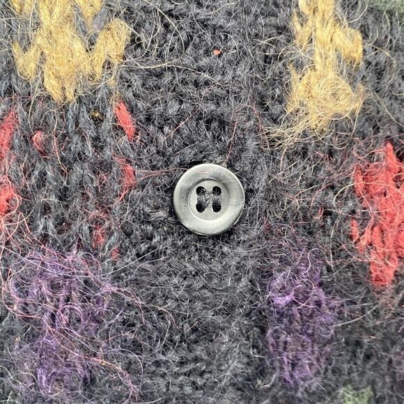 Paul Harris Design Women's Mohair Blend Knit Cardigan Sweater Multicolor XL - Picture 6 of 12